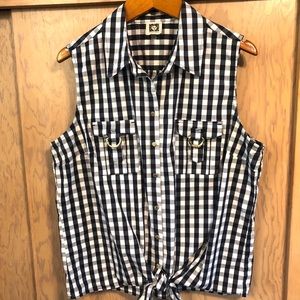 Ann Klein sleeveless top